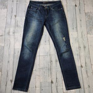 Levi's 524 Too Super low Washed Skinny Jeans 7M